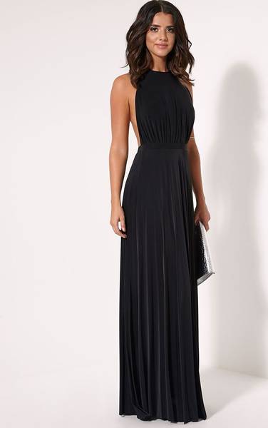 robe longue noir