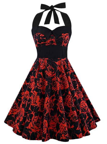 robe pin up moulante pas cher