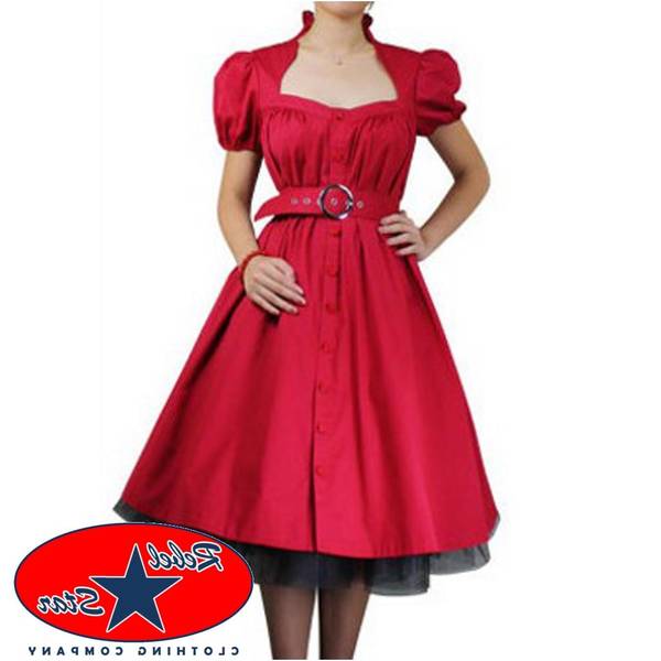 robe rockabilly noir